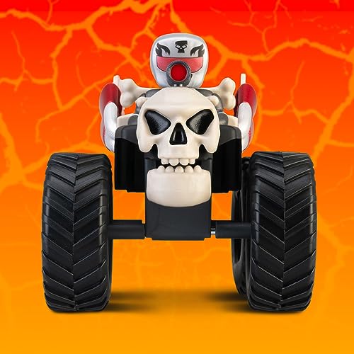 Swap Riders - Quad Skeleton, vehículo de Juguete con diseño de Calavera, con 1 Figura de un Rider, más de 12 Piezas Intercambiables, para niños y niñas Desde 4 años, Famosa (WAP01400)