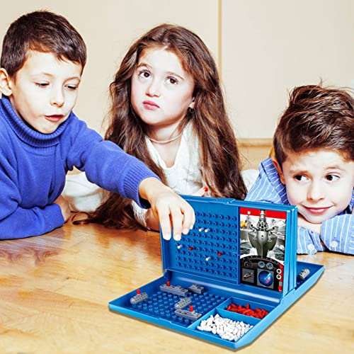 Tablero de barco de batalla | Juegos de mesa de estrategia para niños,Juego de estrategia para niños a partir de 4 años, divertido juego para niños para 2 jugadores, fácil almacenamiento y juego Ppump