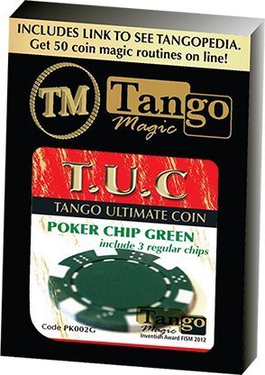 Tango Magic Ficha de Poker T.U.C (Color Verde + Enlace Vidéo)