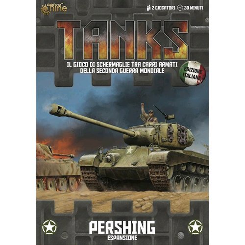 Tanks: US Pershing Tank Expansión (plástico) - Escala: 1/100 (1 carro + cartas)
