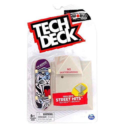 TECH DECK Street Hits World Edition Limited Series - Diapasón y monopatín, Pirámide fina.