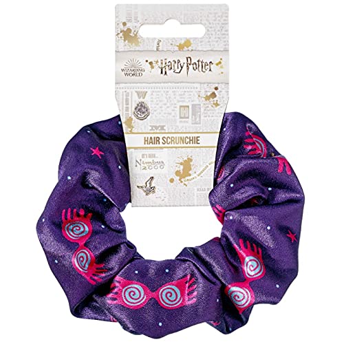 The Carat Shop Official Harry Potter Luna Lovegood Navy & Pink Hair Scrunchie by