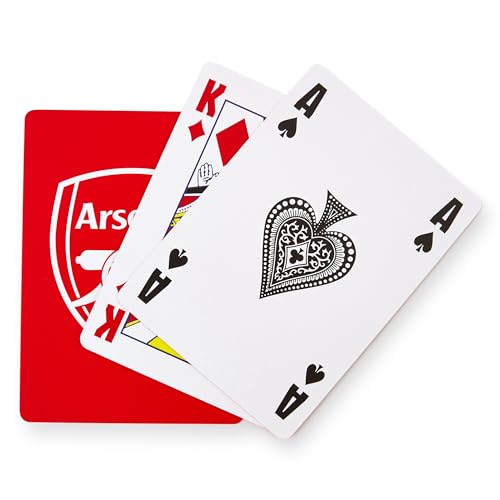 The Gift Scholars Licencia oficial del Arsenal F.C. Juego de cartas estándar de 52 cartas