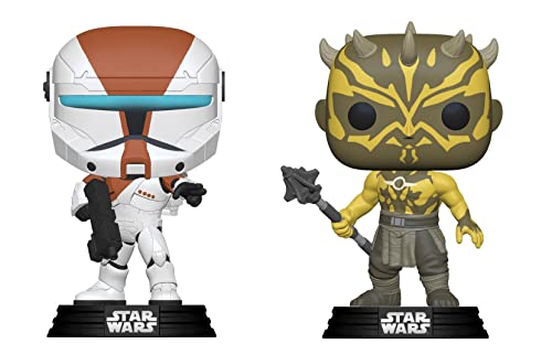 The Greats of The Intergalactic Wars ONLINES- Star Wars Funko Pop! Pack: Nightbrother Exclusive 457 + Boss Glow in The Dark Exclusive 458 (2 Pack)