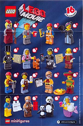 The Lego Movie Abraham Lincoln Minifigure Series 71004 by Lego [Toy] (English Manual)