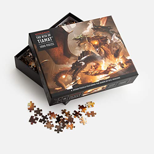 The Rise of Tiamat Dragon Puzzle (Dungeons & Dragons): 1000-Piece Jigsaw Puzzle Featuring the Queen of Evil Dragons: Jigsaw Puzzles for Adults