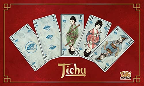 TIKI Editions Tichu - Versión Exclusiva en Formato Tarot - Hermosas Ilustraciones - Una Necesidad para los Amantes de los Juegos de Pliegues en Equipo