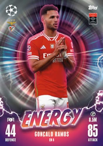Topps Match Attax 2023-24 Energy Cards (GONÇALO Ramos)