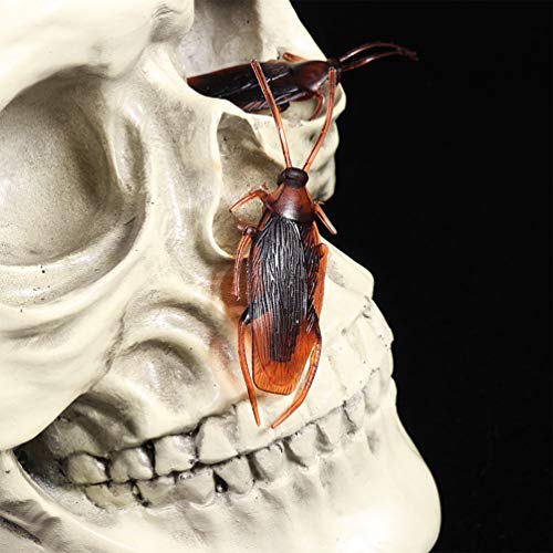 TOYANDONA Broma de Cucarachas Falsas de 60 Piezas Bichos de Cucaracha de Miedo Novedad Bichos de Cucaracha de Plástico Parecen Reales para Halloween