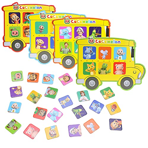 Toyland® Cocomelon - Juego de bingo de autobús para 4 jugadores, juegos para niños pequeños, a partir de 18 meses