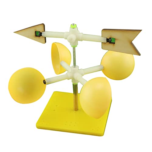 Toyvian 3 Uds Indicadores Científicos Elementales Kit De Bricolaje Perpetuo Juguete Entretenimiento Modelo Gadgets Indicador De Viento De Plástico Kits Meteorológicos para Herramientas