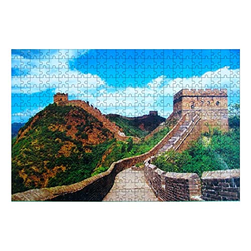 Tradineur - Puzzle/Rompecabezas de 1000 Piezas - Diseño de la Muralla China - Fabricación en cartón - Tamaño: 50 x 75 cm