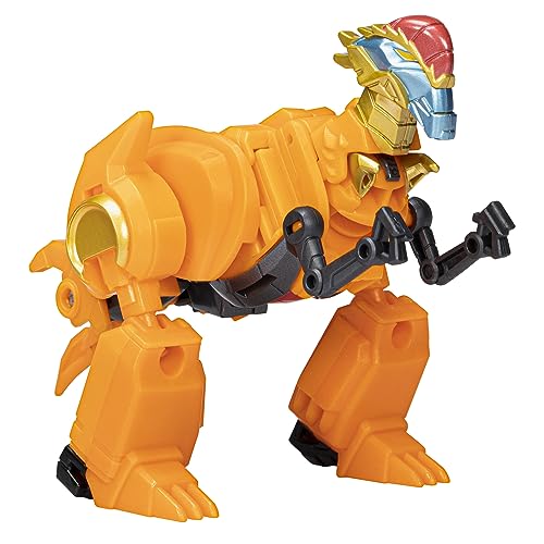 Transformers Juguete EarthSpark Warrior Clase Terran Jawbreaker Figura de acción (12,5 cm), Juguete robótico a Partir de 6 años