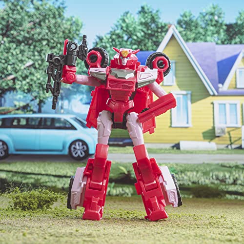 Transformers Toys EarthSpark Warrior Class Elita-1 Figura de acción, 5 Pulgadas, Juguetes Robot para niños a Partir de 6 años