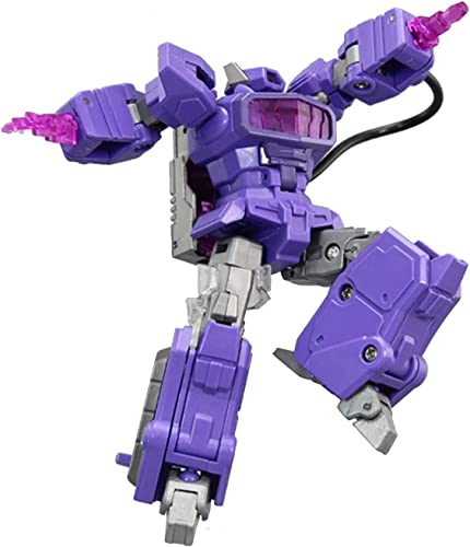 Transformers Toys, Pocket Wars Pt03 Watchmen, Modelo de Robot de Figura de acción de Choque, Adecuado for 6 años por Encima, Altura de 10 cm