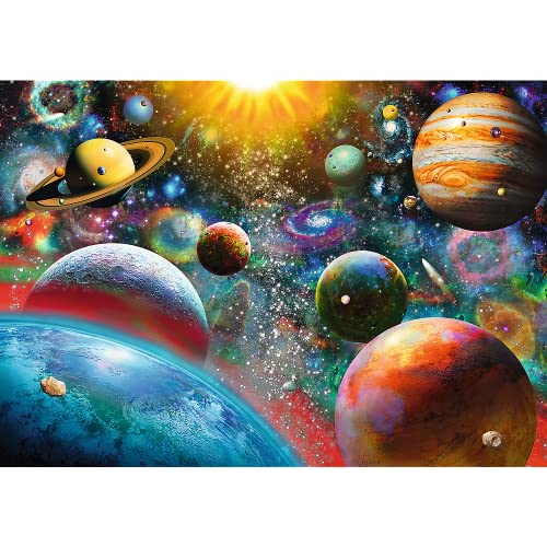 Trefl, Puzzle, Cosmos, de 1000 Piezas, Sol, Sistema Solar, Planetas, Universo, Adrian Chesterman, Rompecabezas DIY, Pasatiempo Creativo, Regalo, Diversión