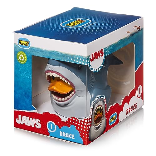 TUBBZ Figura de Pato de Goma de Vinilo Coleccionable de Bruce el tiburón, mercancía Oficial de Jaws - TV, películas y Videojuegos
