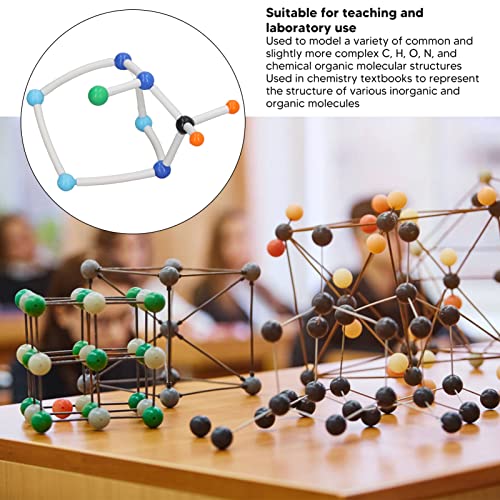 Tyenaza Kit De Modelo Molecular 3D Colorido: Estructuras Micromoleculares para Involucrar El Aprendizaje De Los Estudiantes
