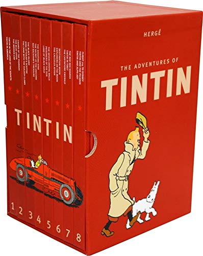 Una biblioteca de las aventuras de Tintín Colección completa Tapa dura