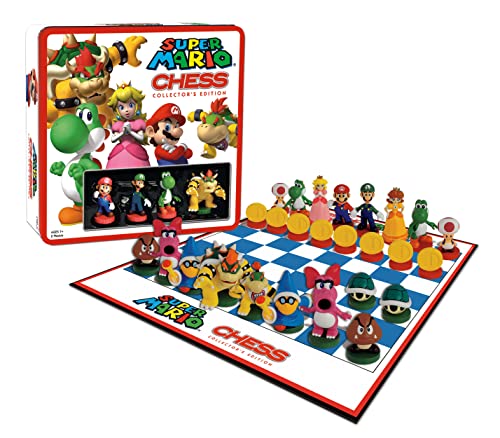 USA-OPOLY , Super Mario Chess Game , Board Game , Ages 7+ , 2 Players , 60+ Minutes Playing Time