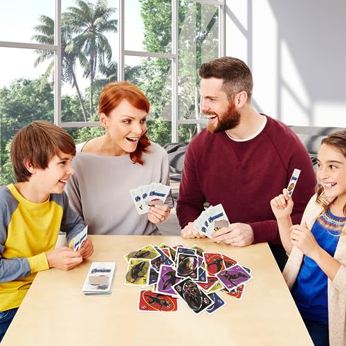 VAMITV Superheroes Juegos de Cartas Superheroes Juego de Cartas para Adultos Niños Juegos de Cartas Divertidos De 2 a 10 Jugadores Juegos de Mesa Cartas Familiar