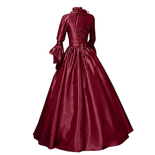 Vestido rococó victoriano para mujer, vestido rococó victoriano, vestido rococó inspiración, disfraz de Virgo, vestido de baile, A rojo., XXXXL