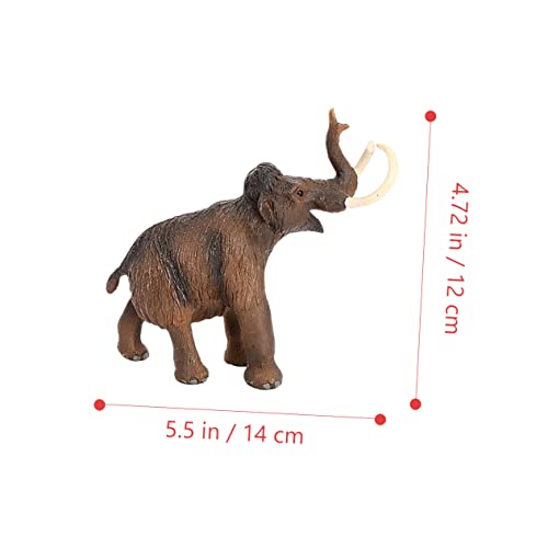 VICASKY 3 Piezas Figuras De Elefante Mamut Lanudo Figuras De Elefantes Simulación Modelo De Mamut Juguete De Mamut Falso Estatua De Dios Elefante Estatuilla De Animal Antigua Escultura