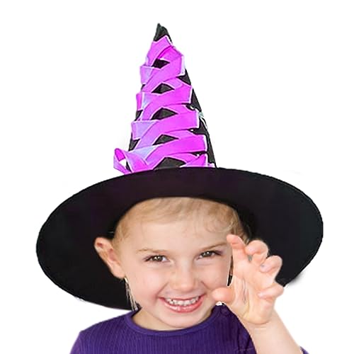 Voihamy - Accesorios de bruja para disfraz de niño, escoba para hechicera, mago para juego, cosplay, fiesta de disfraz, noche