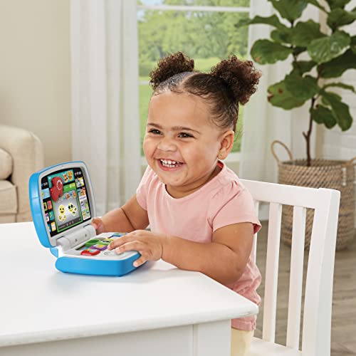 VTech - Baby Ordenador Primeros descubrimientos, Portátil Infantil Educativo, Pantalla Espejo y Efectos mágicos, Juguete para niños +1 año, Versión ESP