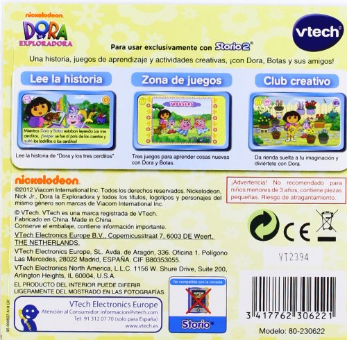 VTech - Juego para Tablet Educativo, Storio, Dora la Exploradora (3480-230622)