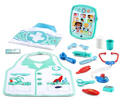 VTech Kit médico Inteligente | Kit de Juego de rol de médico para niños | Adecuado para niños y niñas de 2, 3, 4, 5 años | Versión en inglés