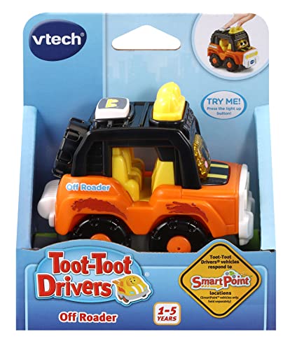 VTech Toot-Toot Drivers Off Roader | Juguete Interactivo para niños pequeños para Jugar con Luces y Sonidos | Adecuado para niños y niñas de 12 Meses, 2, 3, 4 + años, versión en inglés