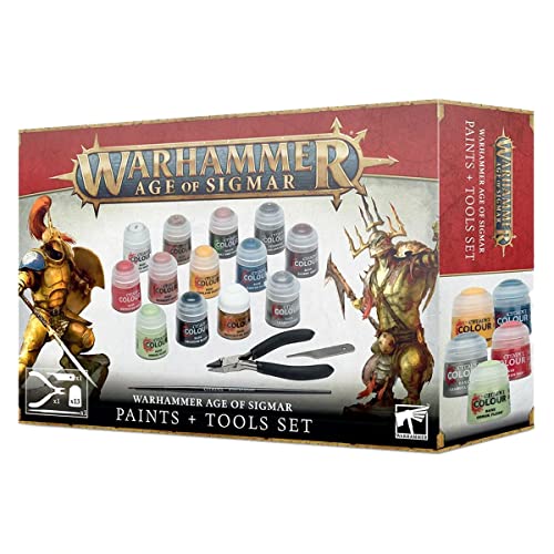 Warhammer Age of Sigmar: Set de pinturas y herramientas