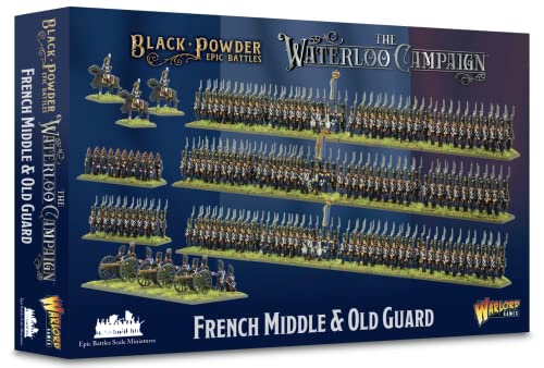 Warlord Games Batallas épicas de polvo negro: guardia media y vieja francesa