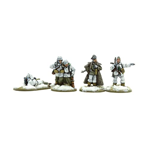 Warlord Games, German Heer HQ (Winter), 28mm Bolt Action Wargaming figures by Bolt Action