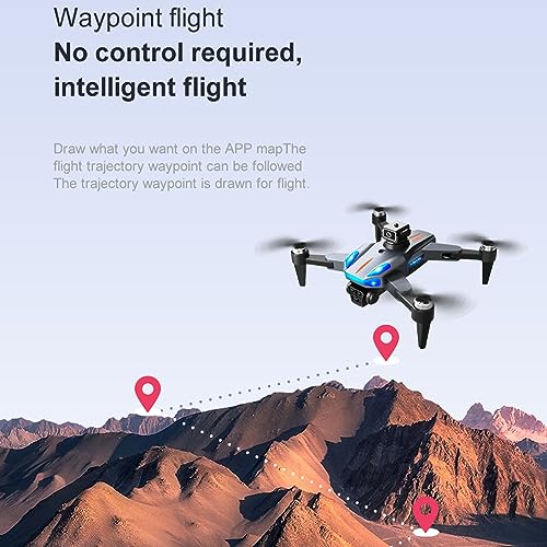 Weikeya Drones con Motor sin Escobillas, Transmisión de Imágenes HD 5G, Cuadricóptero RC, Zoom 50X, Posicionamiento de Flujo óptico, Retorno de una Tecla para Fotografía