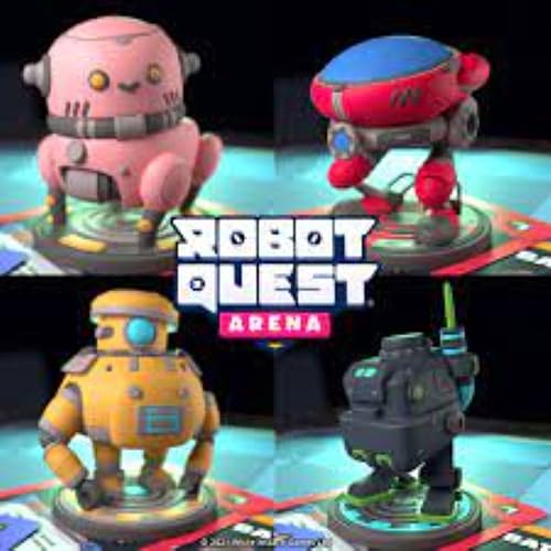 Wise Wizard Games | Robot Quest Arena | Juego de Mesa | A Partir de 12 años | 2-4 Jugadores | Tiempo de Juego de 30-60 Minutos
