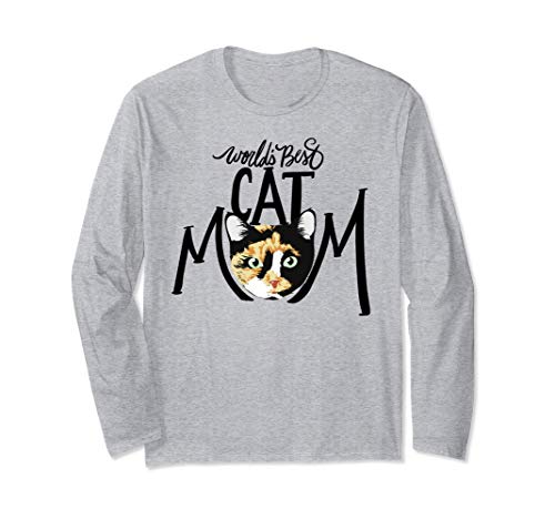 World's Best Calico Cat Mom El mejor gato calicó del mundo Manga Larga
