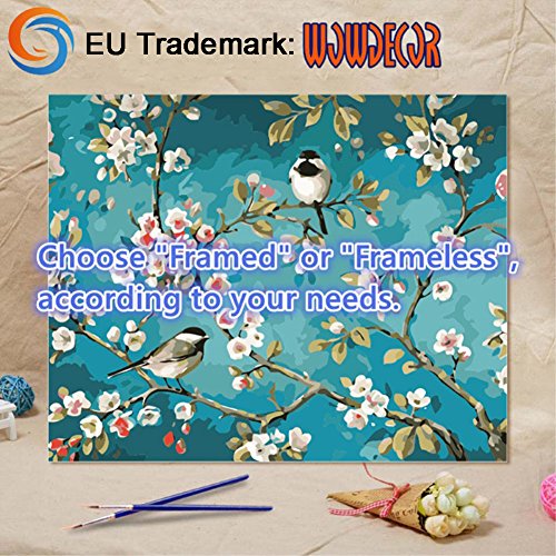WOWDECOR Kit de pintura por números para adultos y niños, pintura con números de Van Gogh Iris Flowers 40 x 50 cm, lienzo estampado (sin marco)