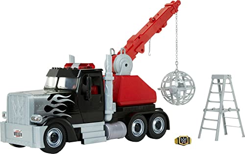 WWE Figura de acción Wrekkin Rampage Rig Breakaway Truck para figura de 6 pulgadas, regalo para niños y coleccionistas
