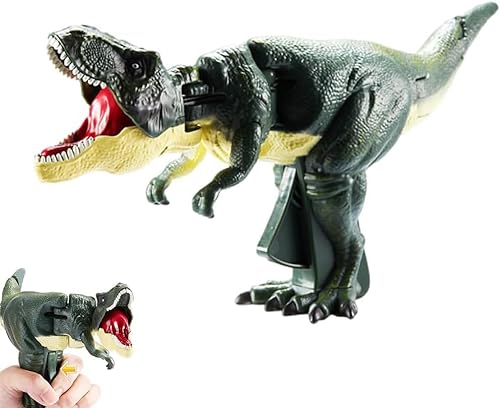 Yeria BiteFury El T-Rex, dispara el T-Rex, Divertido Juguete Interactivo para agarrar Dinosaurios, aprieta el gatillo para Mover Las Partes del Cuerpo