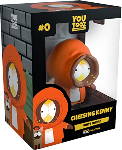 You Tooz Youtooz Cheesing Kenny 3.4'' Vinyl Figure, Collectible Cheesing Kenny Figure from South Park by Youtooz South Park Collection, Black,orange,yellow (61510)