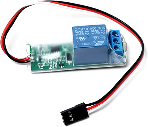 YUNIQUE Espana Interruptor de relé electrónico PWM K1 1CH para RC DIY Modelado de Luces de navegación Controlador Interruptores universales de Encendido/Apagado