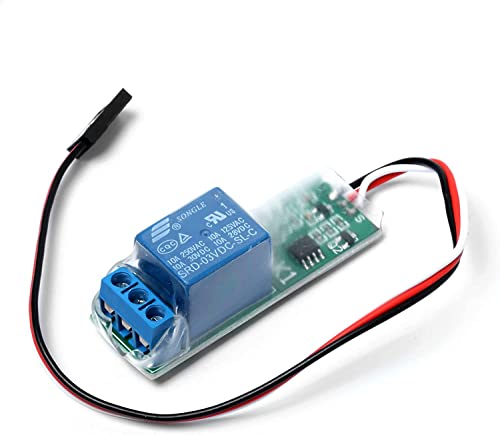 YUNIQUE Espana Interruptor de relé electrónico PWM K1 1CH para RC DIY Modelado de Luces de navegación Controlador Interruptores universales de Encendido/Apagado