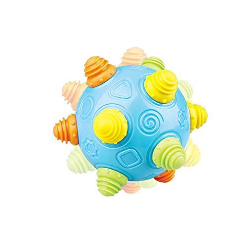 Zoydin Free Sensory Developmental Ball Music Shake Baby Ball Toy Bouncing Dancing Education (Multicolor)