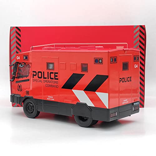 1:24 IXO POLWEL para la Fuerza Policía de Singapur SPF/SOC Vehículo Táctico Metal Diecast Juguetes Modelos de Coche Regalos Colección Rojo