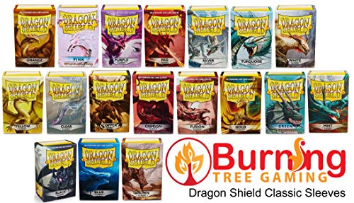 2 Packs Dragon Shield Classic Silver Standard Size 100 ct Card Sleeves Individual Pack