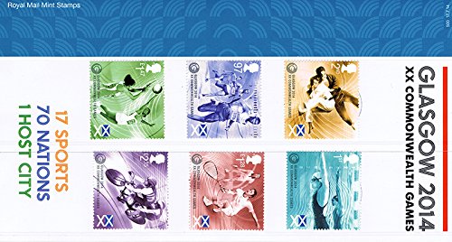 2014 Glasgow XX Juegos de la Mancomunidad presentación paquete PP474 (nº impreso 500) – sellos de Royal Mail