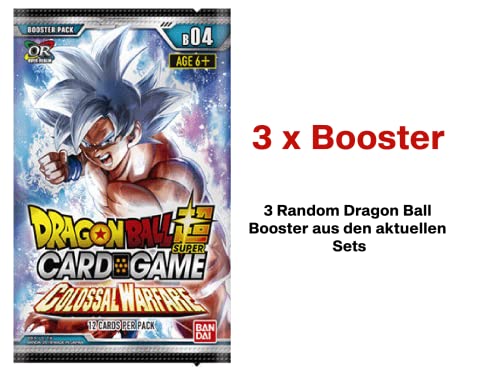3 Dragon Ball Mystery Booster – Inglés + Heartforcards® Protección de envío