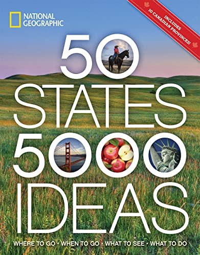 50 States, 5,000 Ideas [Idioma Inglés]: Where to Go, When to Go, What to See, What to Do